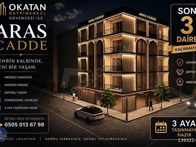 YENİ MAH.CADDE ÜZERİ 2+1 SIFIR LÜX SATILIK DAİRELER