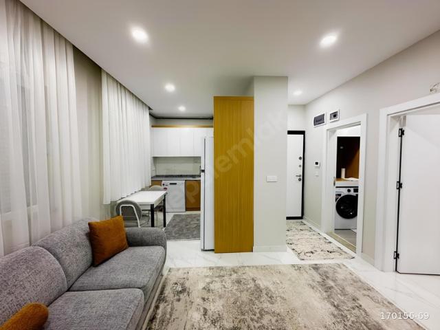 YENİKÖY'DE 1+1 55m2 EŞYALI 2. KAT YERDEN ISITMA DOĞALGAZ KOMBİLİ