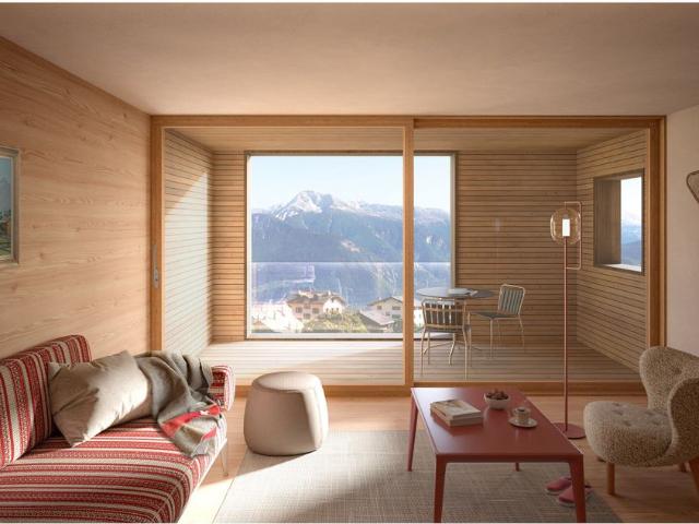 Year round rental: new apartment in the heart of the village of Montana