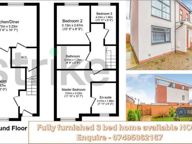 Yew Tree Road, Manchester, M14 3 bed semi detached house to rent £1,550 pcm £358 pw