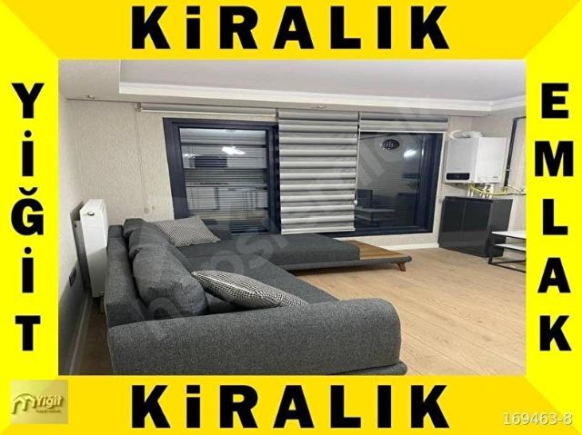 YİGİT EMLAKTAN SIFIR BİNADA SIFIR EŞYALI KOT DAİRE GÜNEY CEPHE 1+1 45M2 OTOMATİK PANJURLU