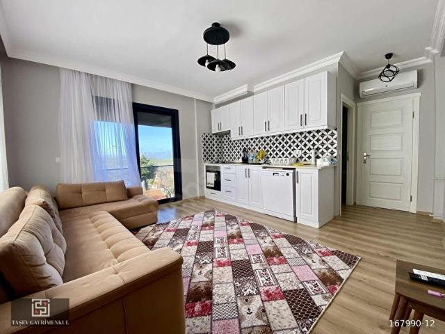 YILLIK KİRALIK AY ÖDEMELİ 1+1 50M2 FULL EŞYALI KLİMALI MANZARALI