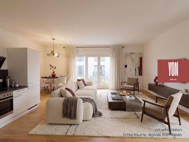 YON BERLIN Große 3 Zimmer Neubauwohnung mit EBK und TERRASSE in Berlin Friedenau