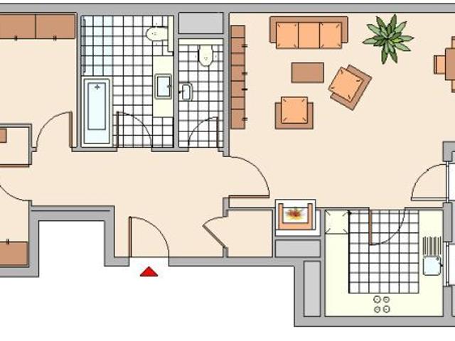 Your new temporary home: 3 room apartment with garden, Bad Vilbel Amsterdam Apartments for Rent