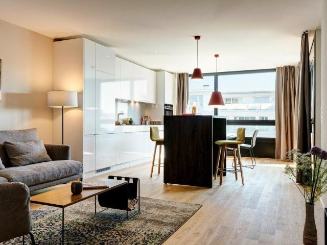 Your new home: furnished 2.5 room apartment on the 5th floor
