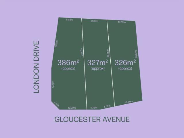 Your Choice of Three Proposed Allotments, Ready for Your Plans