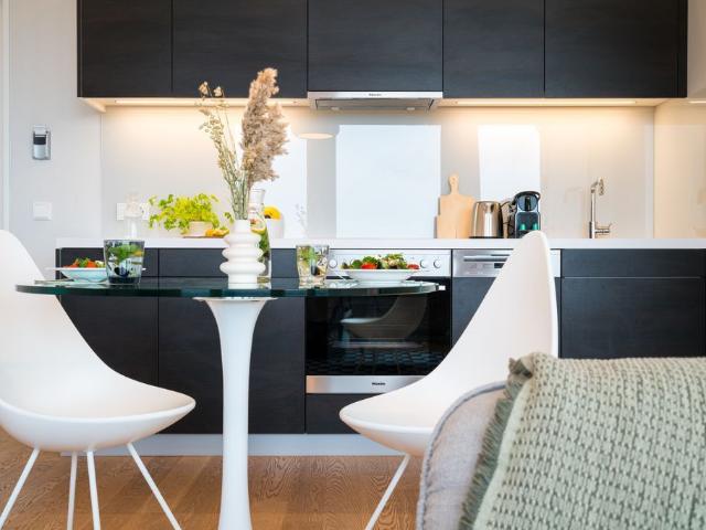 Your City Studio offers modern, Viennese style living on the 7th floor, Vienna Amsterdam Apartments for Rent
