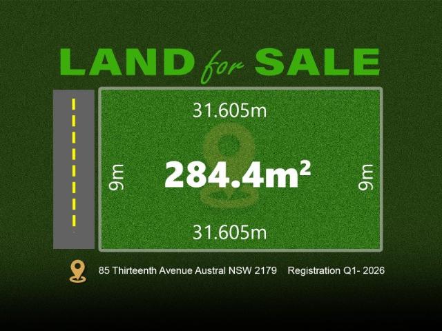 Your Dream Home Starts Here Premium Lot in Austral