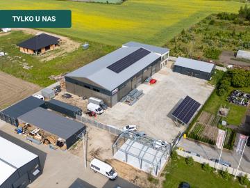 Nowoczesny obiekt produkcyjno biurowy 1308 m2, Łysomice