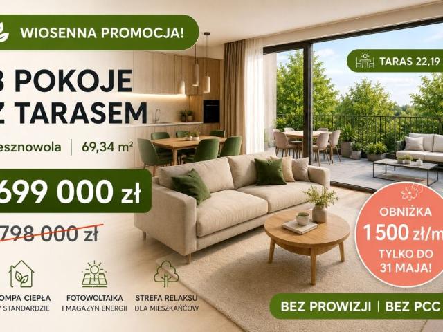 Żytnia 69,34 m², Lesznowola