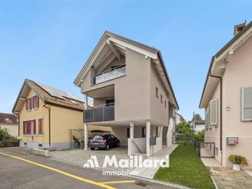 Yverdon – Aktuelles Doppelhaus mit 4,5 Zimmern + Zwischengeschoss
