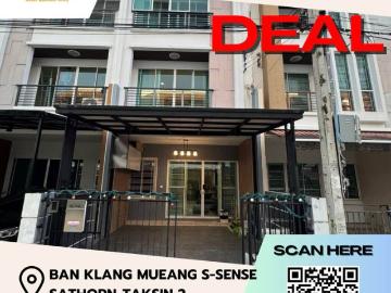 #Z1190 ให้เช่า Ban Klang Mueang S Sense Sathorn Taksin 2