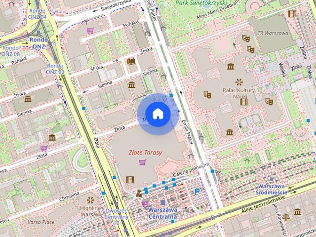Złota 44 | Luksusowy apartament | Wysokie piętro