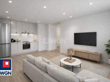 Dwupoziomowe mieszkanie z ogródkiem, 74 m2, Złocieniec