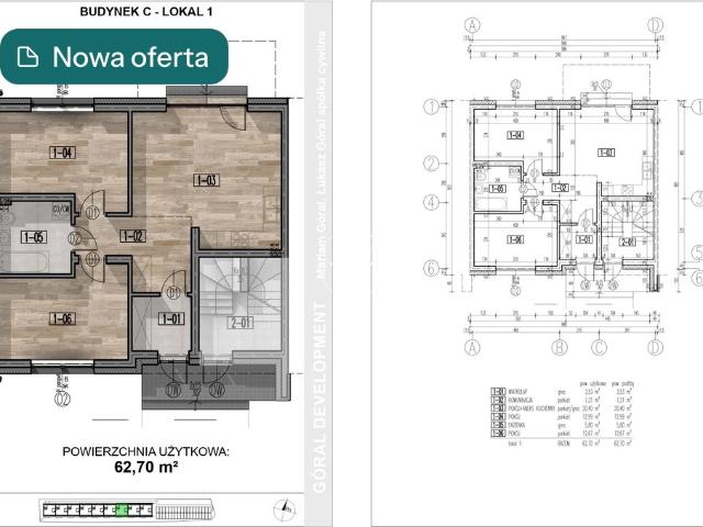 Nowoczesne mieszkania z ogródkiem i dwoma poziomami zapraszam