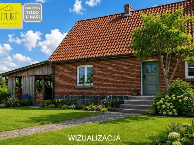 Dom bliźniak 108 m² w Ząbrowcu blisko natury