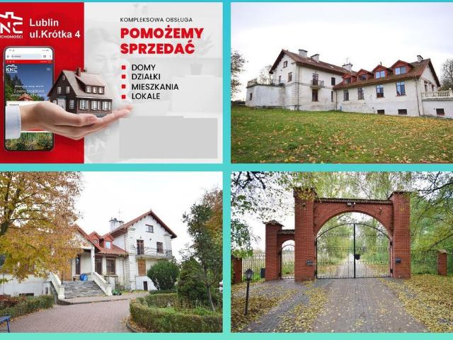 Zabytkowy dwór z 1861 r. na 10 ha parkowym terenie