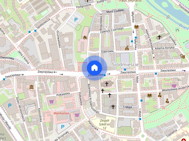 Zachecam studentow i firmy 4 pokojowe mieszkanie z balkonem w centru