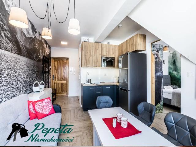 Nowoczesny 35 m² apartament z widokiem na Tatry kompleks w Kościelisku