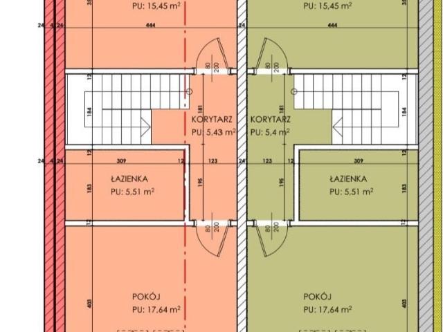 Nowoczesny dom szeregowy 88,5 m2 z garażem i widokiem na las