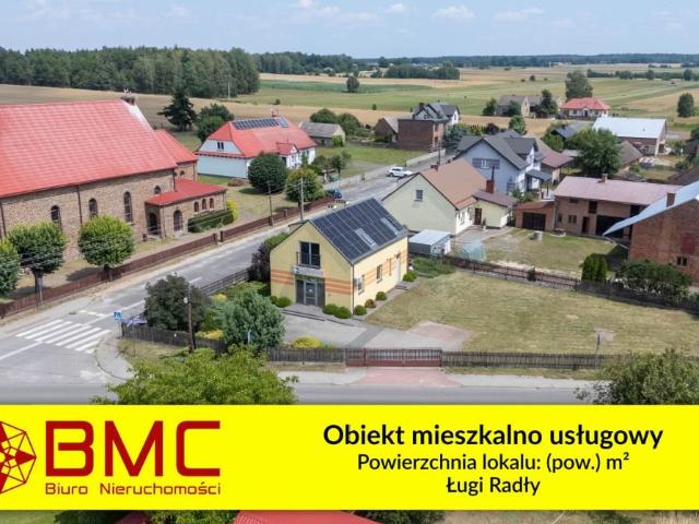 Zapraszam do domu z lokalem usługowym 92 m² w Ługi Radły