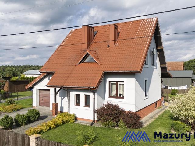 Zapraszam do obejrzenia domu 120 m² z dużym zapleczem garażowym w Prusowym Borku