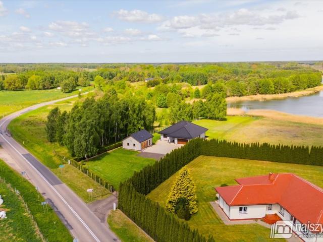Na sprzedaż nowoczesny dom 160 m² nad jeziorem w Karsku