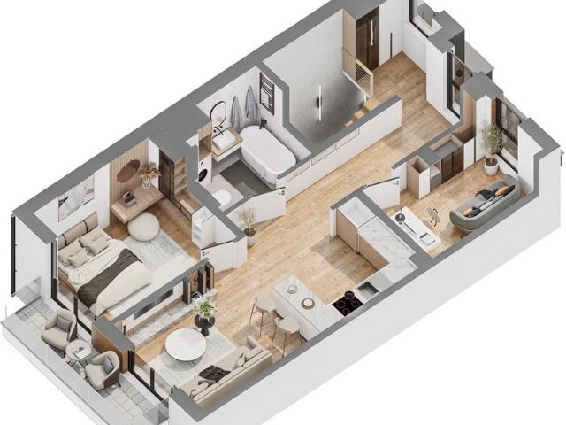 Zapraszam do mieszkania 65 m² z poddaszem i balkonem w Boguchwale