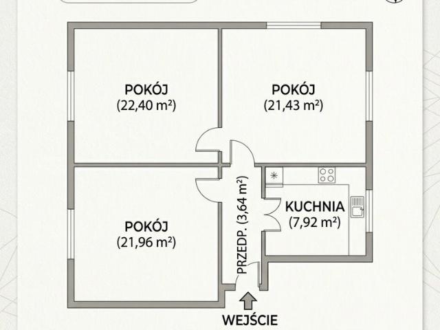 Zapraszam do mieszkania 76 m² w Szczecinie z potencjałem remontu