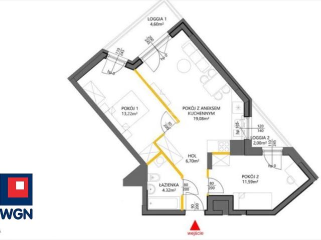 Zapraszam do obejrzenia nowoczesnego mieszkania 54,91 m² na Białołęce