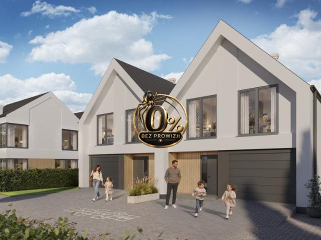 Zapraszam do nowoczesnego domu bliźniaczego 165 m² z ogrodem i garażem