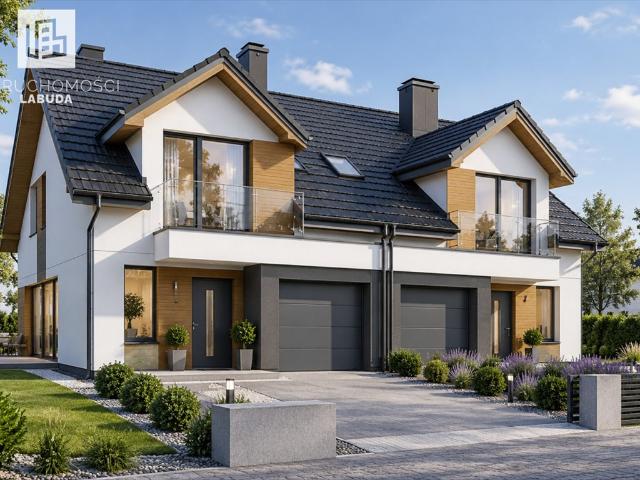 Do sprzedania nowoczesny bliźniak 93 m² z ogrodem w Dzierżążnie