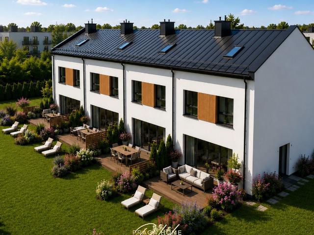Zapraszam do nowoczesnych domów 127 m² w Wawerze z ogrodami i miejscami postojowymi