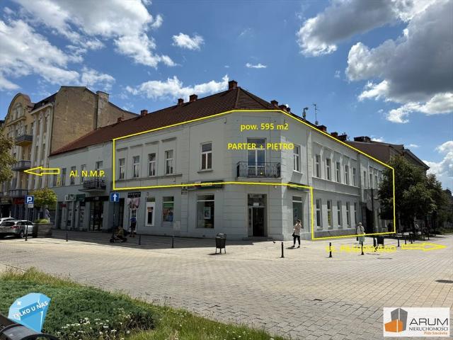 Zapraszam do wynajęcia 595 m² lokalu w centrum Częstochowy