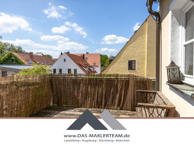 Zauberhafte Maisonette Wohnung im Herzen von Landsberg mit Westdachterrasse