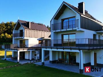Nowoczesny 98 m² dom z tarasem i widokami w Zawadce
