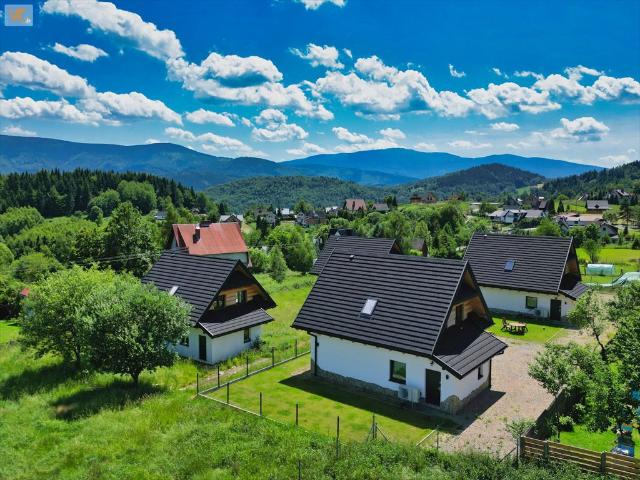 Dom w Zawoi Przysłop z widokiem na góry, 120 m2, stan surowy