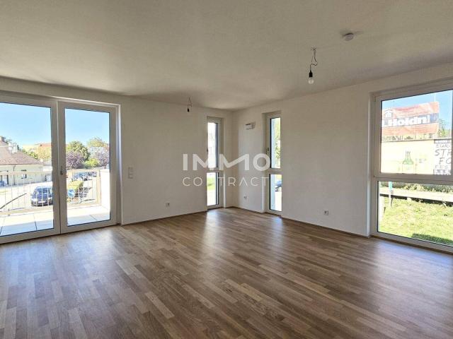Zentral modern hell: Perfekte 2 Zimmer Wohnung mit Balkon im Erstbezug in grüner Anlage