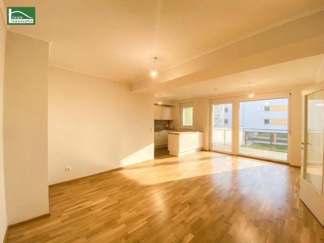 Zentral begehbare 3 Zimmer Wohnung mit großer Loggia in Hoflage! Nahe S Bahn und Schwechat Zentrum!