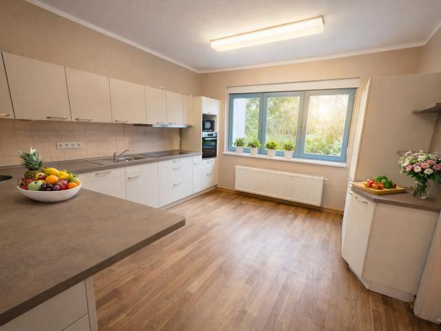 Zentral gelegen Bauhausstyle Bungalow mit herrlichem Garten