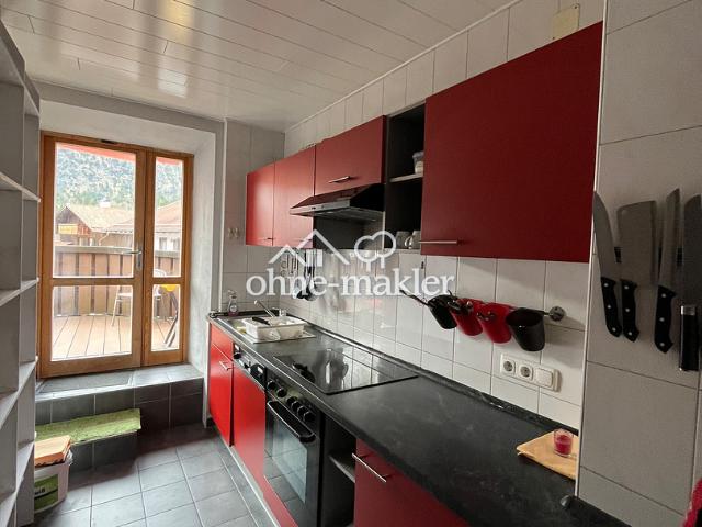 Zentral in Oberammergau 3 Zimmer Balkon mit Bergblick 83qm 1.OG
