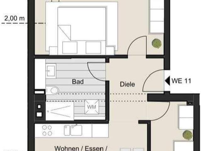 Zentral in Köln! Charmante 3 Zimmer DG mit Balkon in der Mehrheimer Str. 86! WE 11