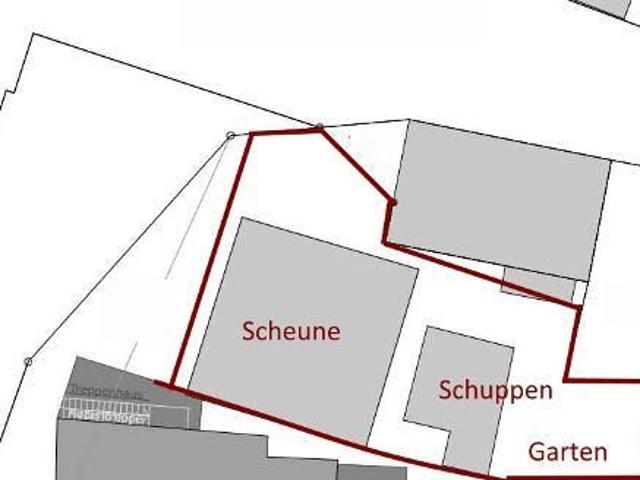Zentral in Scharnhausen: Grundstück mit Scheune zum Ausbau