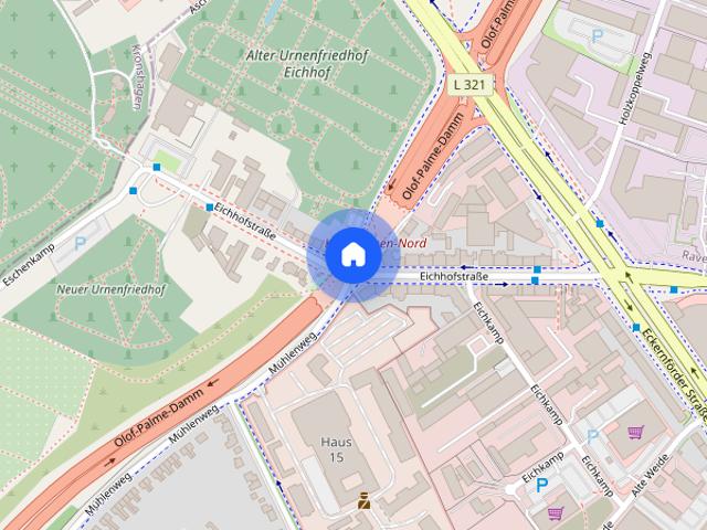 Zentral und Uni nah: 2,5 Zimmer in der Eichhofstraße