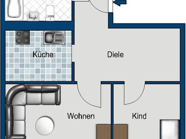 Zentral und frisch modernisiert