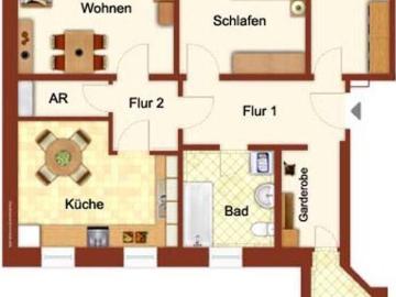 Zentral und gemütlich im Herzen der Stadt! Optimale Raumaufteilung!