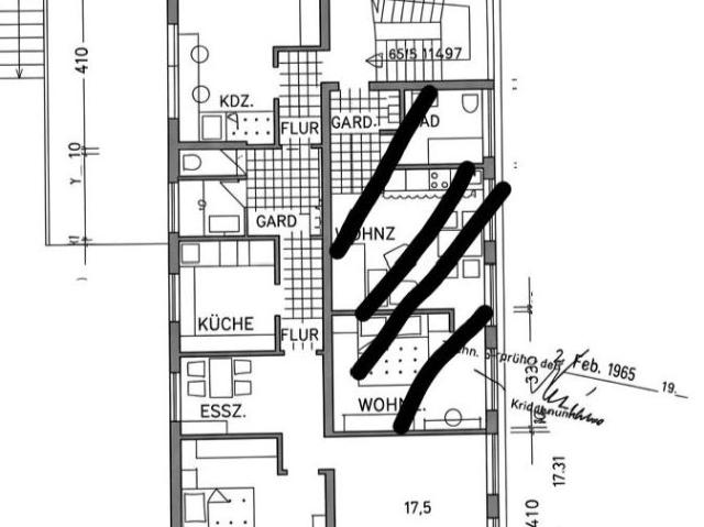 Zentrale 3 Zimmer Wohnung, provisionsfrei von Privat