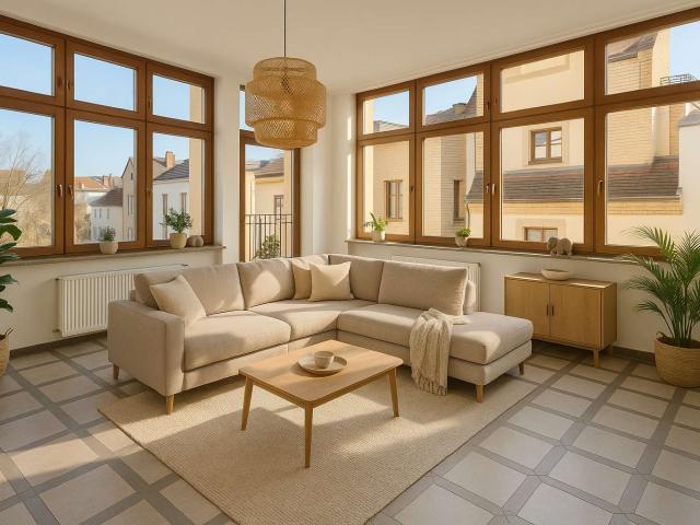 Zentrale 3,5 Raumwohnung mit neuem Bad, EBK und Balkon