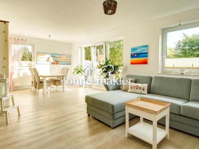 Zentrale, barrierefreie Komfort Wohnung mit Ostsee Blick