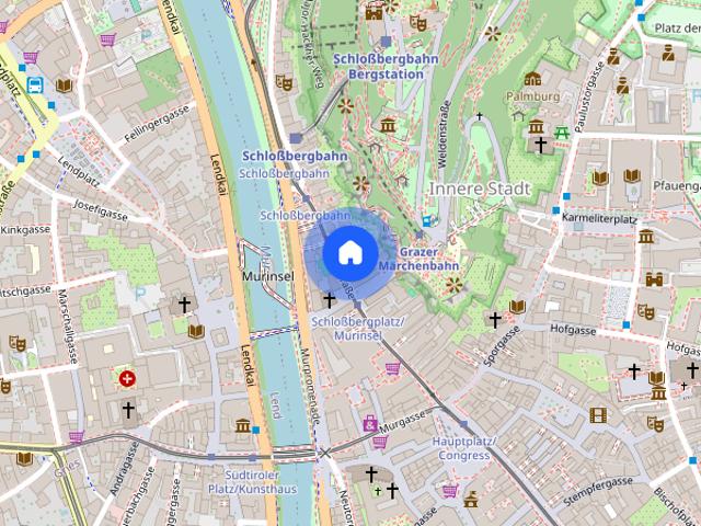 Zentrale INNENSTADTLAGE: Zwei Zimmer Dachgeschoß Wohnung im Zentrum Sackstraße 24 Top 17